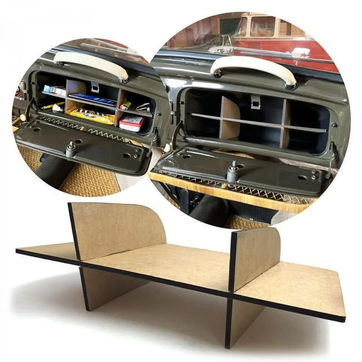 VW Beetle Glove Box Organizer for 58-64 Volkswagen Bug Type 1 Sedan Convertible