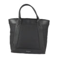 Pre-Owned BALENCIAGA Balenciaga Kabas S tote bag 363425 nylon leather charcoal silver metal fittings (Good)