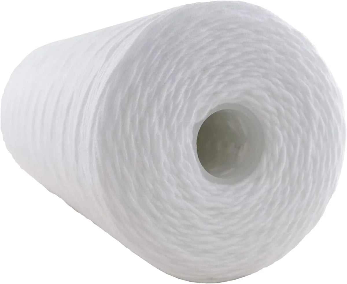 SpiroPure SP-WP25-BB 10x4.5 25 Micron String-Wound Polypropylene Water Filter Cartridge WP25BB97P 355216-43 CW25-BBS (Case of 8)