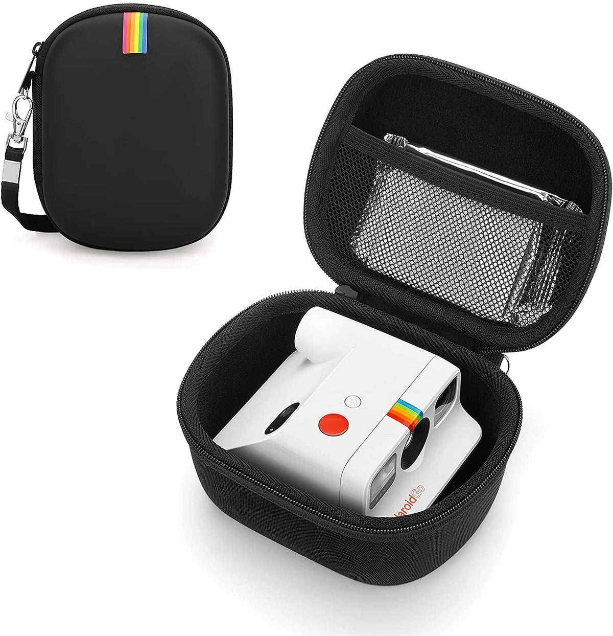 Case for Polaroid Go Instant Mini Camera (9035), Hard Organizer Portable Carry Travel Cover Storage Bag (ebony)
