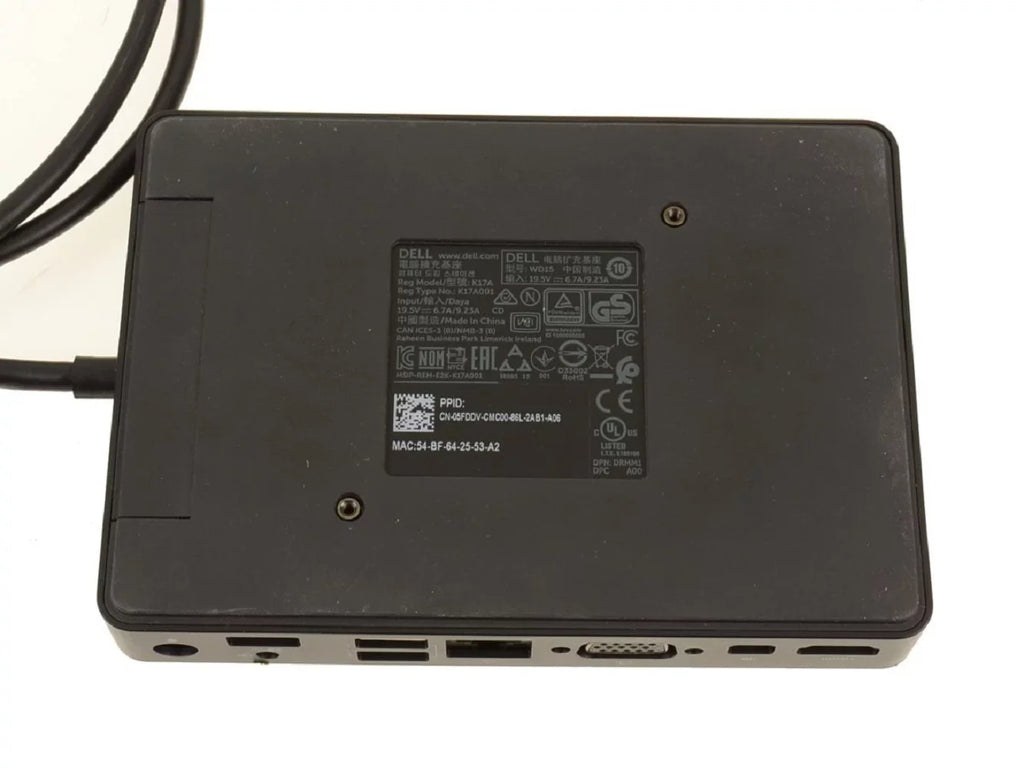 Restored  WD15 Dock JDV23 (Refurbished)