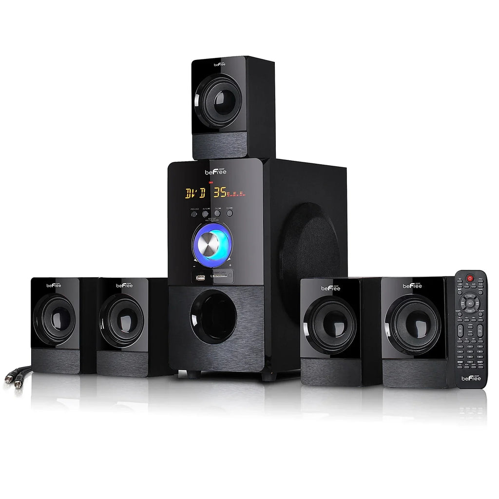 beFree Sound 93695498M 80 W 5.1 Channel Surround Sound Speaker dark (93695498M)