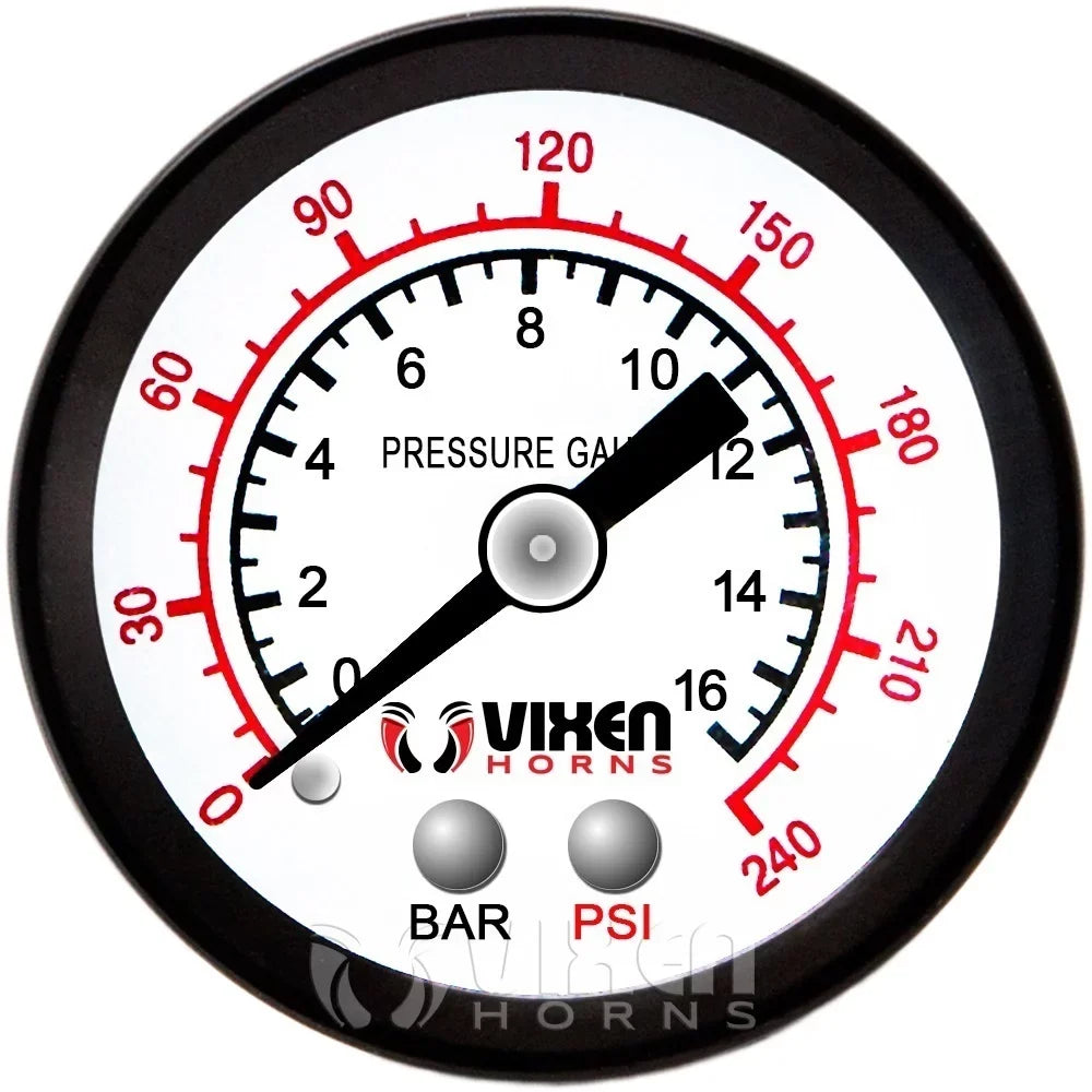 Vixen Horns 3 Gallon (12 Liter) Train/Air Horn Tank with 200 PSI Compressor Onboard System/Kit 12V VXO8330B