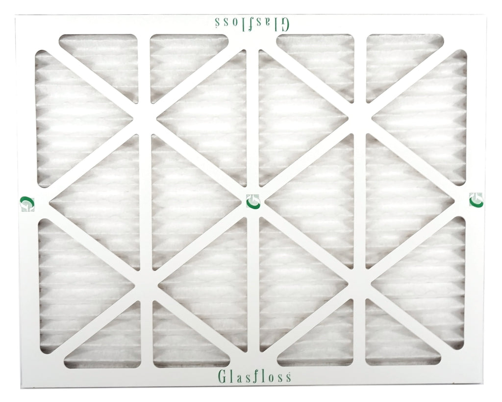 Glasfloss Air Filter 20x22x2 - 2" MERV 10 - (Pack of 4) - Pleated AC or HVAC Air Filter - Furnace Air Filter - Home or Office - Made In The USA.
