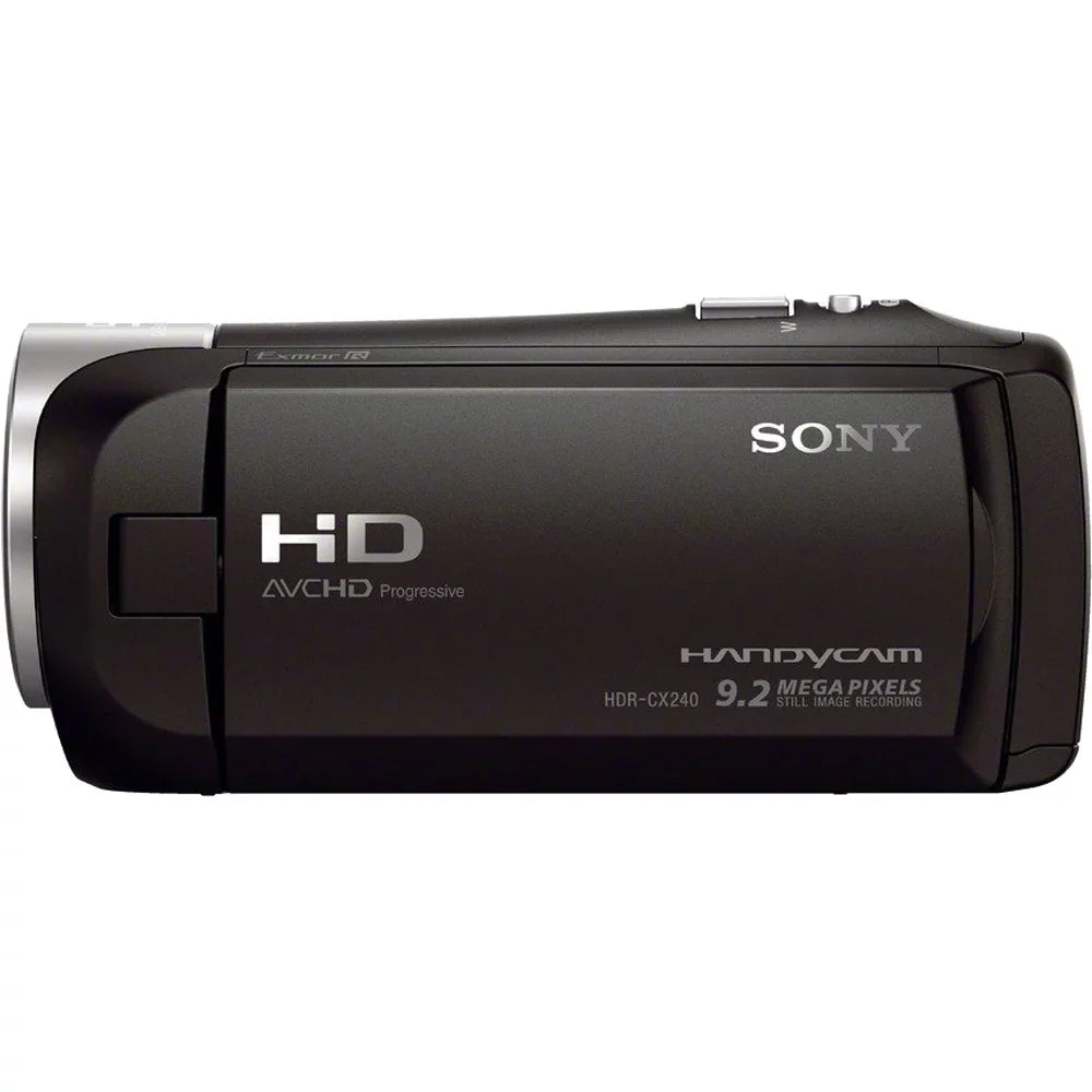 HDRCX405 HD Video Recording Handycam Camcorder Bundle with 32GB Micro SD Memory Card Mini Tripod Travel Case Spare Battery Charger HDMI Cable and More