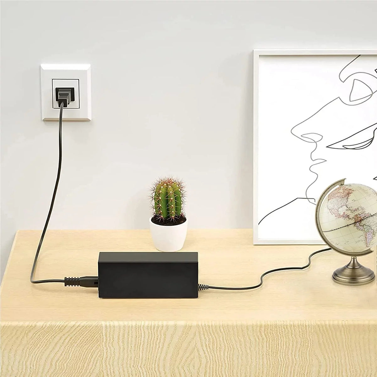 Guy-Tech 90W 19.5V x 4.62A Slim AC Adapter Compatible with  Model Numbers:  Latitude E6320n,  Latitude E6330,  Latitude E6400 ATG,  Latitude E6400 XFR,  Latitude E6400