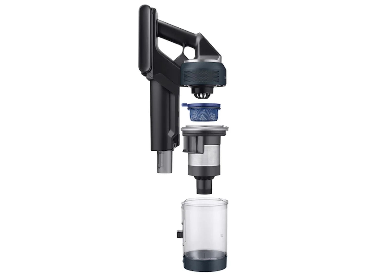 Restored  VS20A9580VB/AA-RB Bespoke Jet Cordless Stick Vacuume with Clean Station Blue - Certified Refurbished