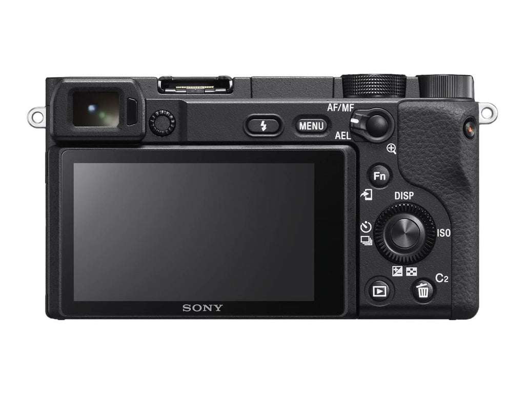 a6400 ILCE-6400L - Digital camera - mirrorless - 24.2 MP - APS-C - 4K / 30 fps - 3x optical zoom 16-50mm lens - Wi-Fi, NFC, Bluetooth - charcoal