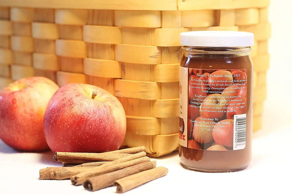 Pack of 2. Kauffman's Fruit Farm Homemade Cinnamon  Butter Spread, 8.5 Oz