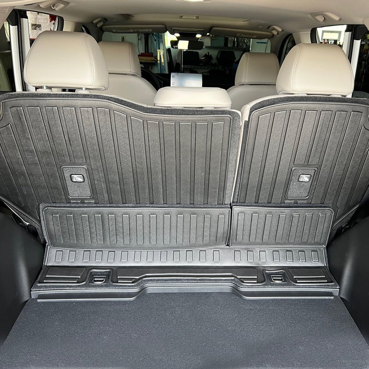 Seat Back Protector fit Honda CR-V 2023-2024 Backrest Protector for Honda CR-V 2023 2024 Suv Accessory dark Rear Trunk Backrest Mat