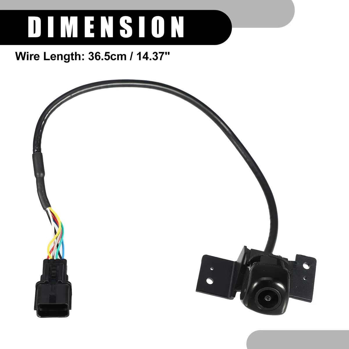 Car Rear View Back Up Camera No.95760-D3001 for Hyundai Tucson 2016-2018 Plastic ebony