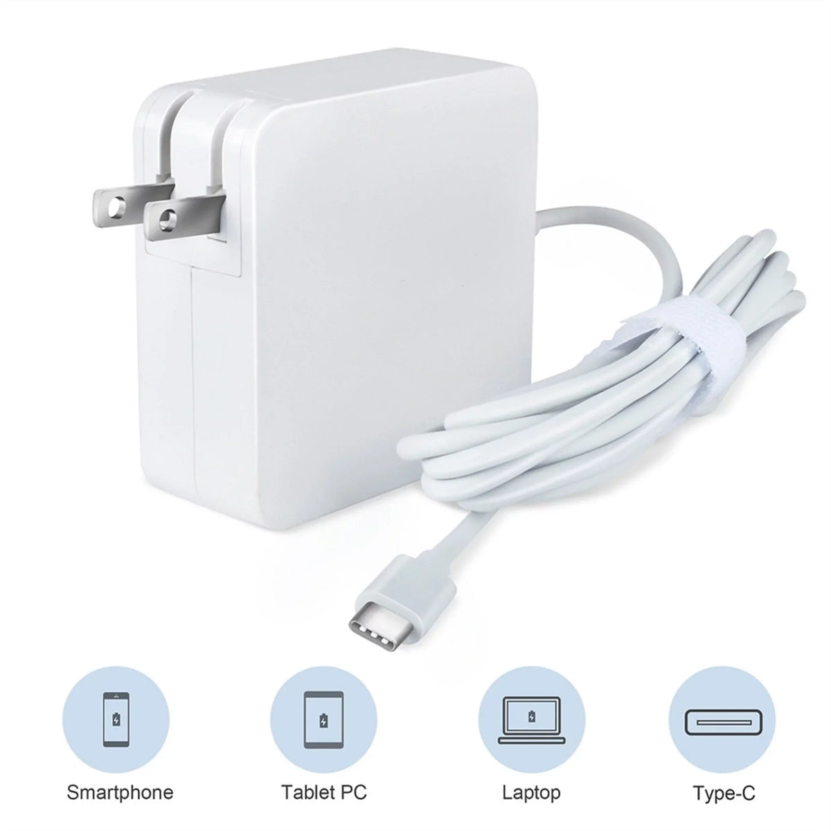 K-MAINS AC Adapter Replacement for  Latitude 13 7390 P29S002 2-in-1 Laptop USB-C Charger Power