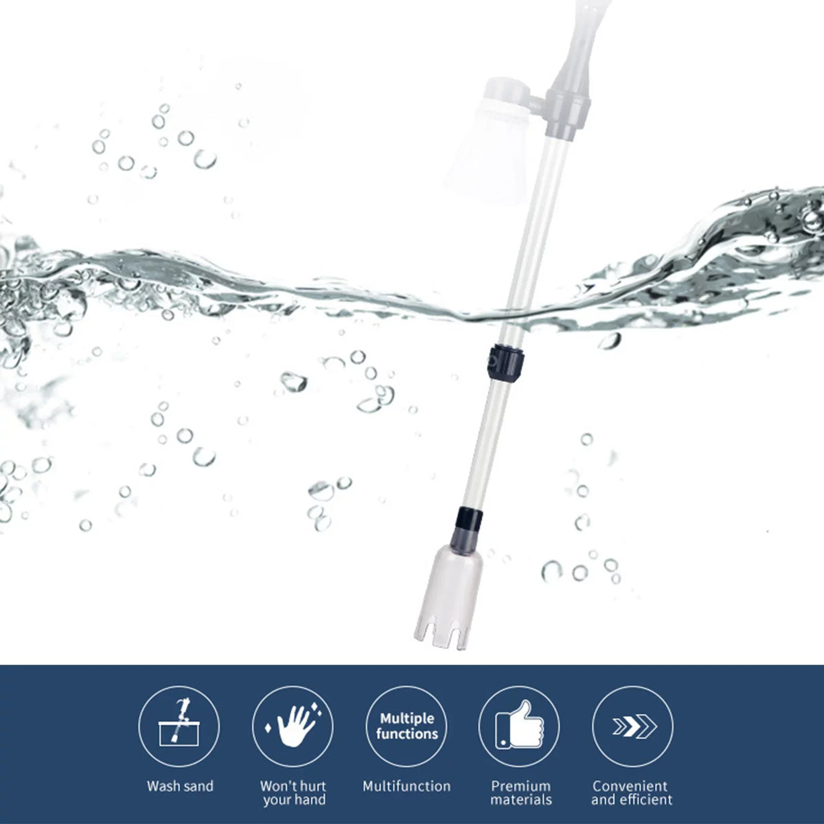 Electric Aquarium Gravel Cleaner Fish  Changer Changer Cleaner Filter Sand Washer for Cleaning Fish Tanks