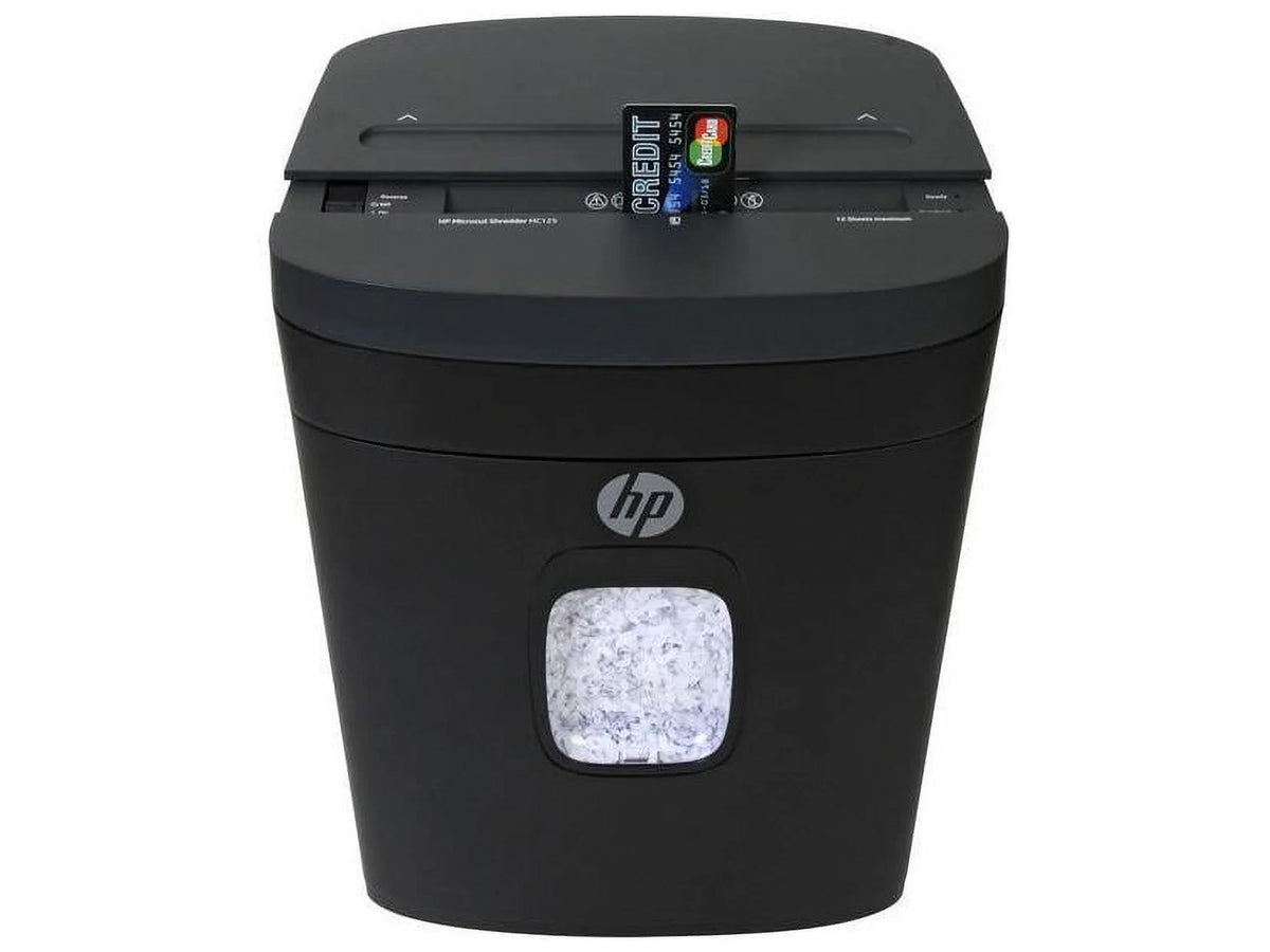Royal MC125 Paper Shredder - Micro Cut - 12 Per Pass - for shredding Paper, Staples, Credit Card, Envelope - 8.75" Throat - 5 Minute Run Time - 40 Minute Cool Down Time - 5 gal Wastebin Capacity