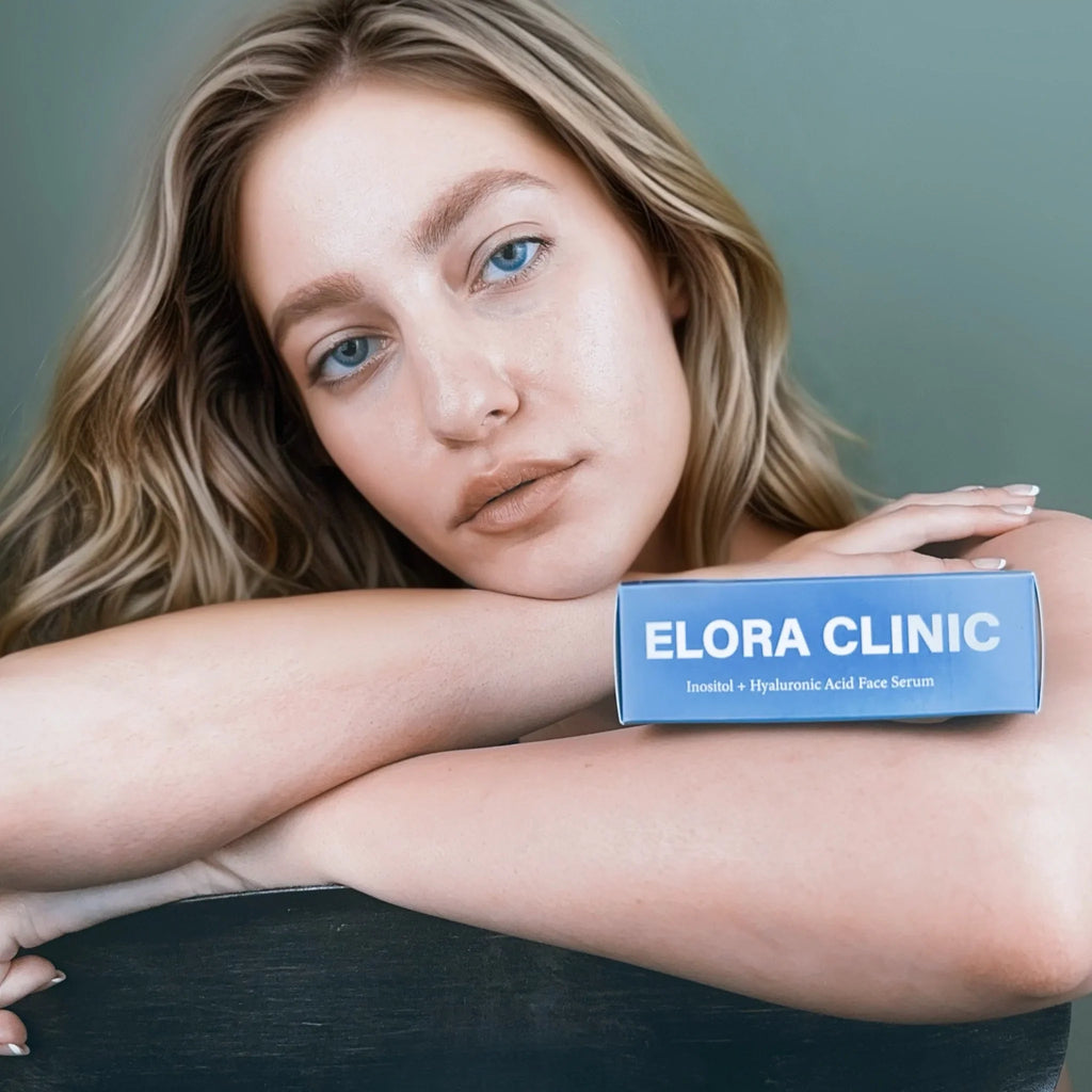 Elora Clinic Honey Serum - Hyaluronic Acid + Honey - Deeply Hydrating Hyaluronic Acid and Honey Serum - Oil Free - Water Based