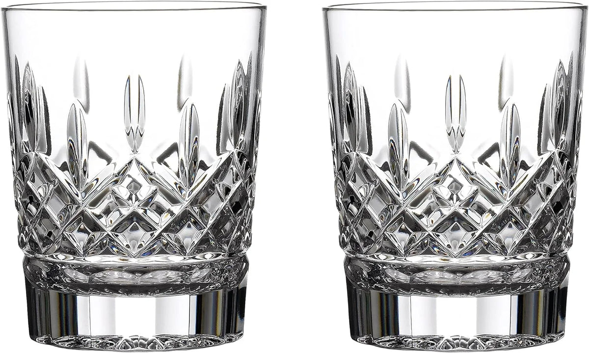 Crystal Lismore Double Old Fashioned, Set Of 2