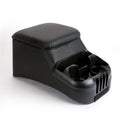 No.300 Deluxe Clutter Catcher Bench Seat Console - Vinyl ebony. 18 x 11.25 x 10.75 in