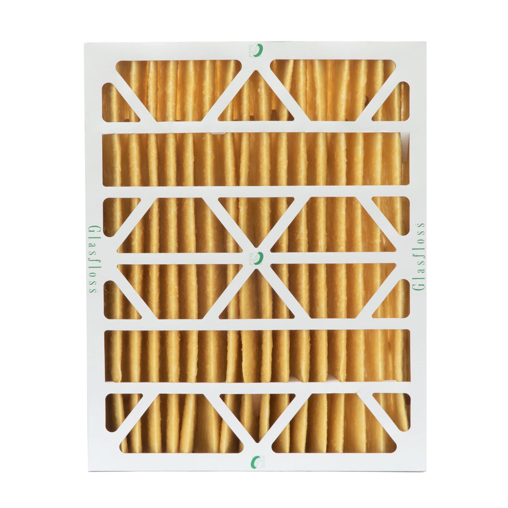 Actual Size: 19-3/8 x 23-3/8 x 3-3/4. 2 Pack of 20x24x4 MERV 11 Pleated 4" inch Air Filters by Glasfloss