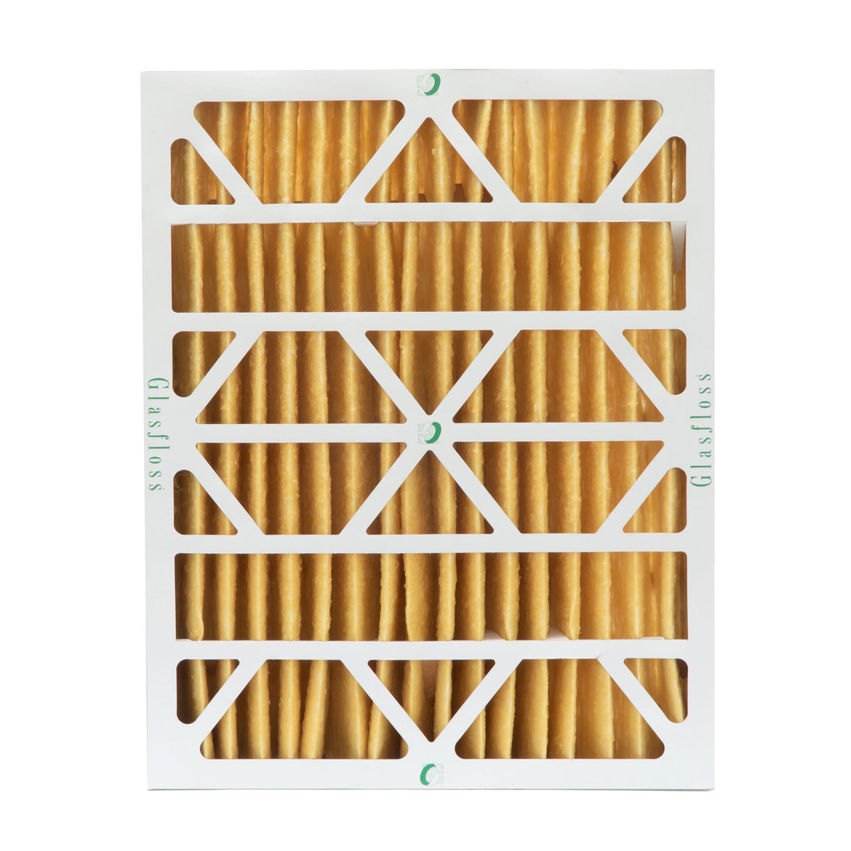 Actual Size: 19-3/8 x 23-3/8 x 3-3/4. 2 Pack of 20x24x4 MERV 11 Pleated 4" inch Air Filters by Glasfloss