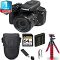 PowerShot SX70 HS Digital Camera + Spider Tripod + 1 Yr Warranty - 64GB