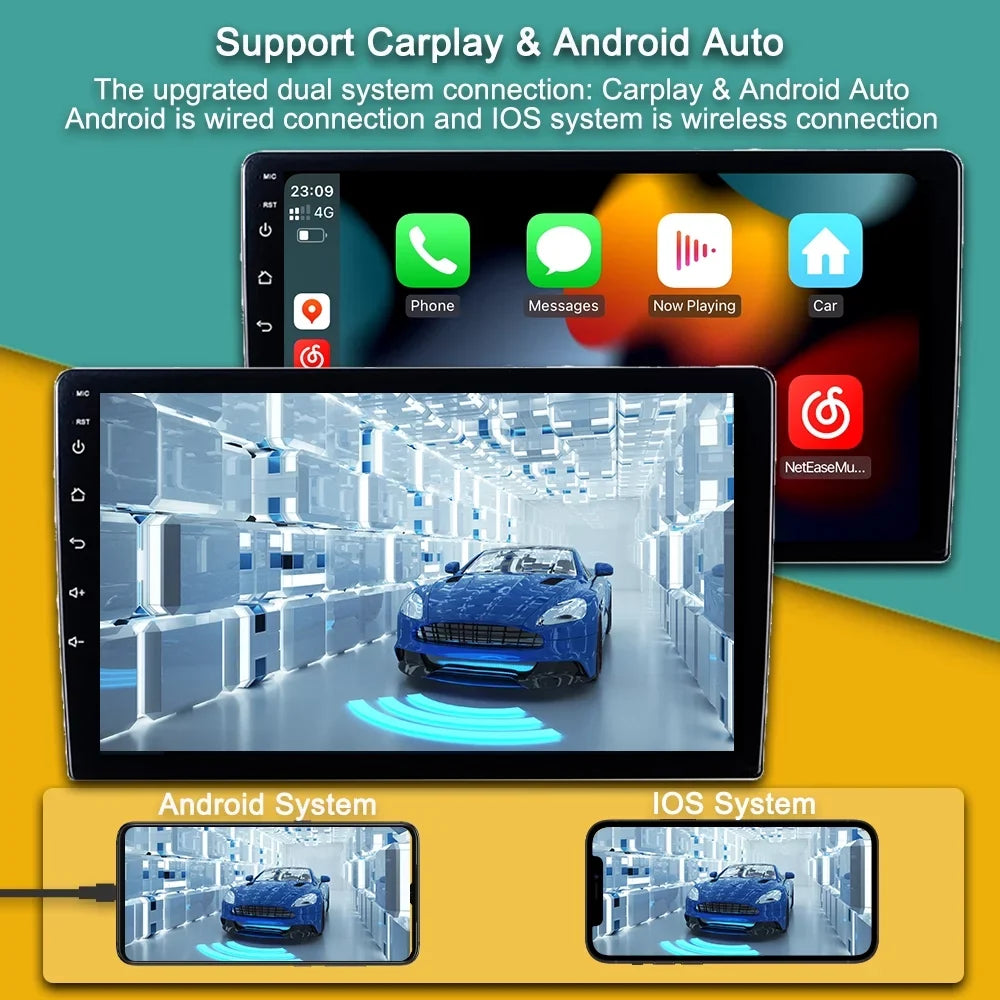Car Stereo For Honda Accord 7 2002 - 2008 Android Touch Screen With Carplay Android Auto Car Multimedia Player