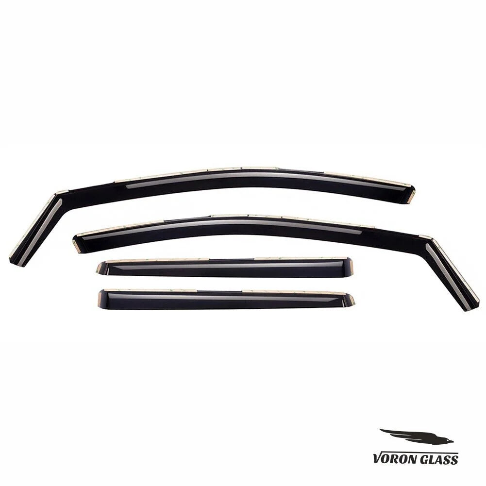 Voron Glass in-Channel Extra Durable Rain Guards for  Escape 2013-2019, Vent Window Visors, Window Deflectors, 4 Pieces - 200517