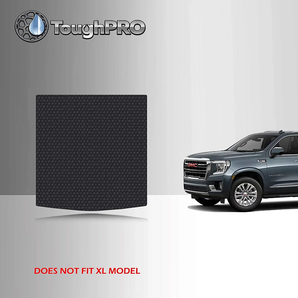 TOUGHPRO Cargo/Trunk Mat Accessories Compatible with GMC Yukon Denali - 3rd Row Down - All Weather - Heavy Duty - (Made in USA) - 2021