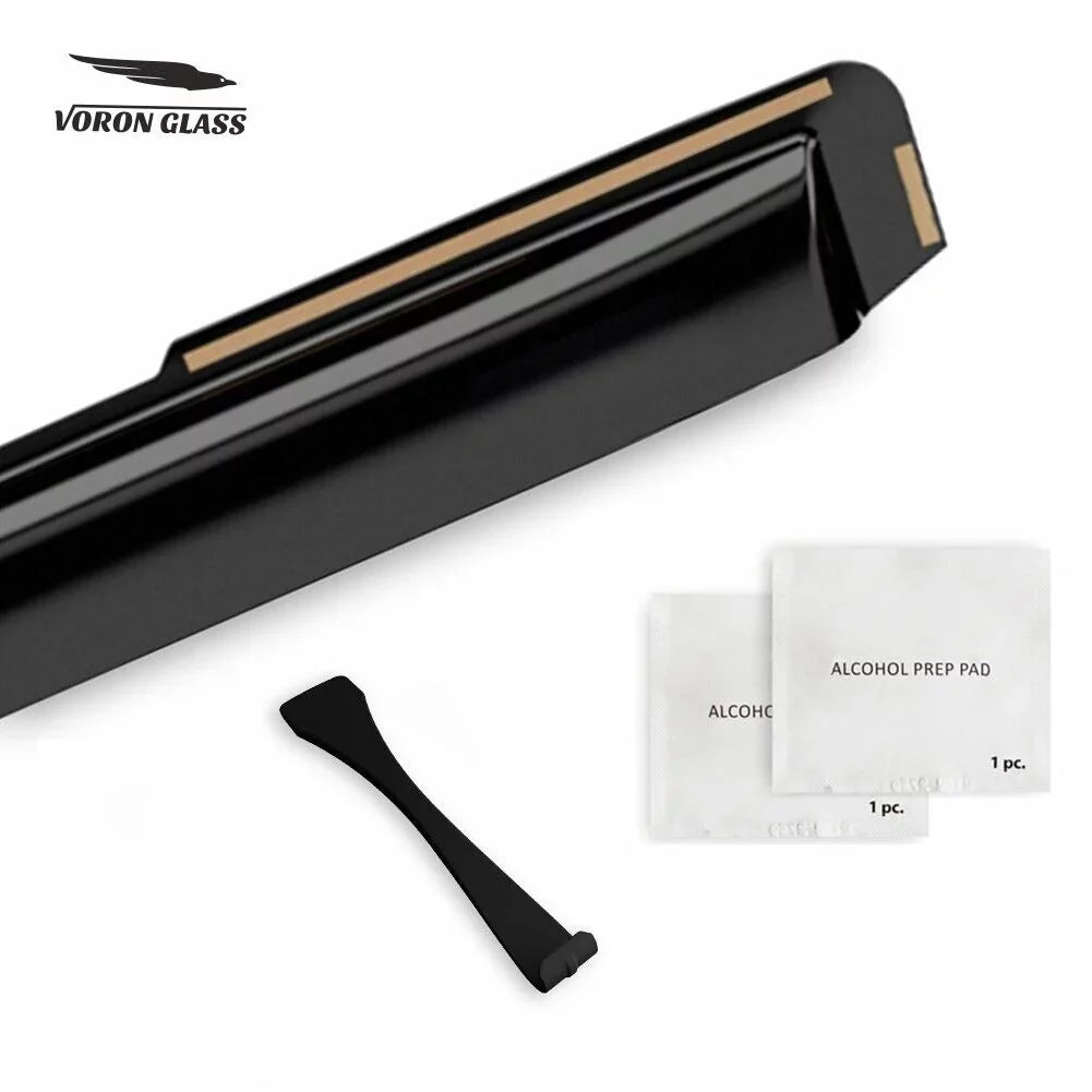 Voron Glass in-Channel Extra Durable Rain Guards for  Escape 2013-2019, Vent Window Visors, Window Deflectors, 4 Pieces - 200517