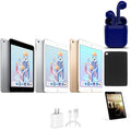 Restored  7.9-1 inch iPad Mini 4 Wi-Fi Only 16GB Latest OS Bundle: Case, Pre-Installed Tempered Glass, Rapid Charger, Bluetooth/Wireless Airbuds By Certified 2 Day Express (Refurbished)