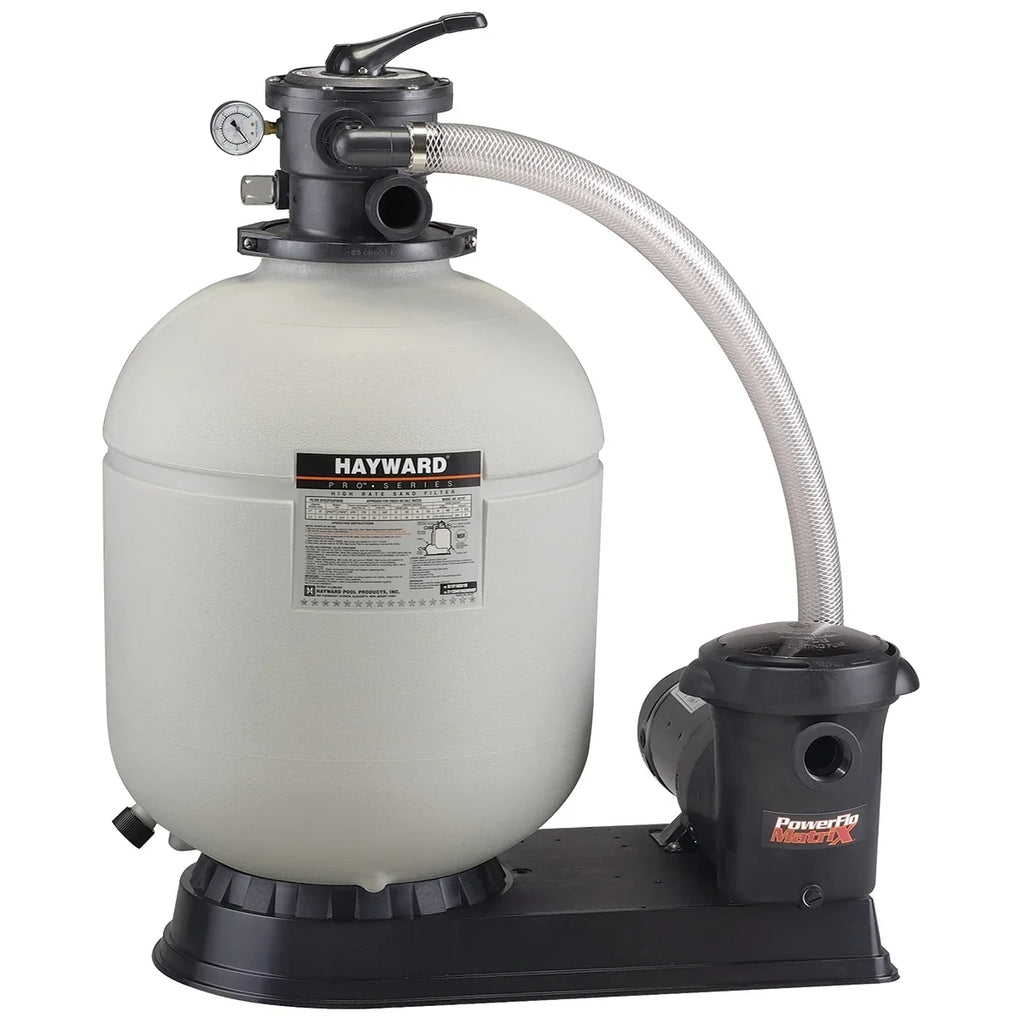 Hayward W3S210T93S 20" Pro Series Sand Filter System with 1.5  Matrix Pump