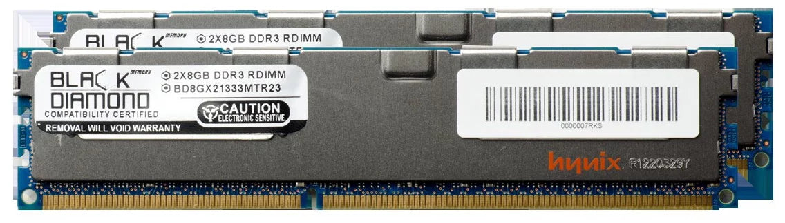 16GB 2X8GB Memory RAM for SuperMicro SuperServer 5000 5016I-NTF DDR3 RDIMM 240pin PC3-10600 1333MHz dark Diamond Memory Module Upgrade