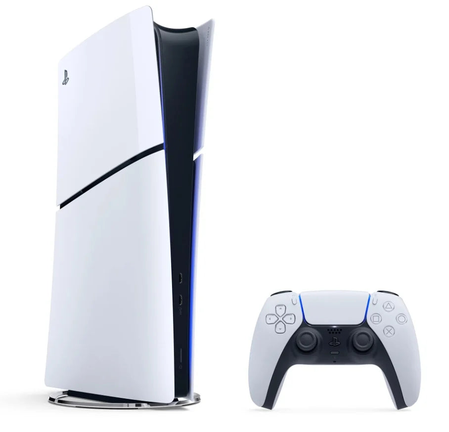 PlayStation 5 Slim Digital PS5 Video Game Console with Extra Edge Controller