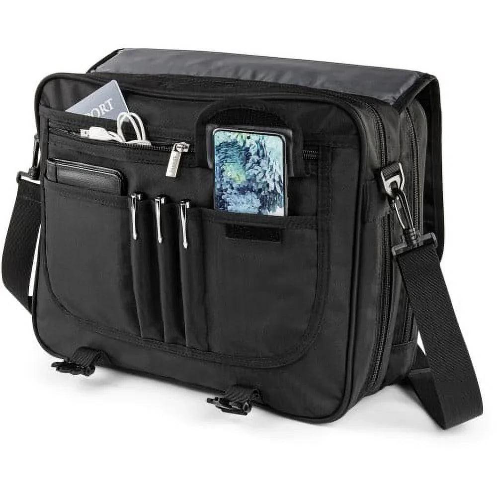 bugatti THE ASSOCIATE Carrying Case (Briefcase) for 15.6" Notebook - dark, Each