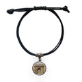 Arch Of Triumphal Best Paris Bracelet Leather Rope Wristband dark Jewelry