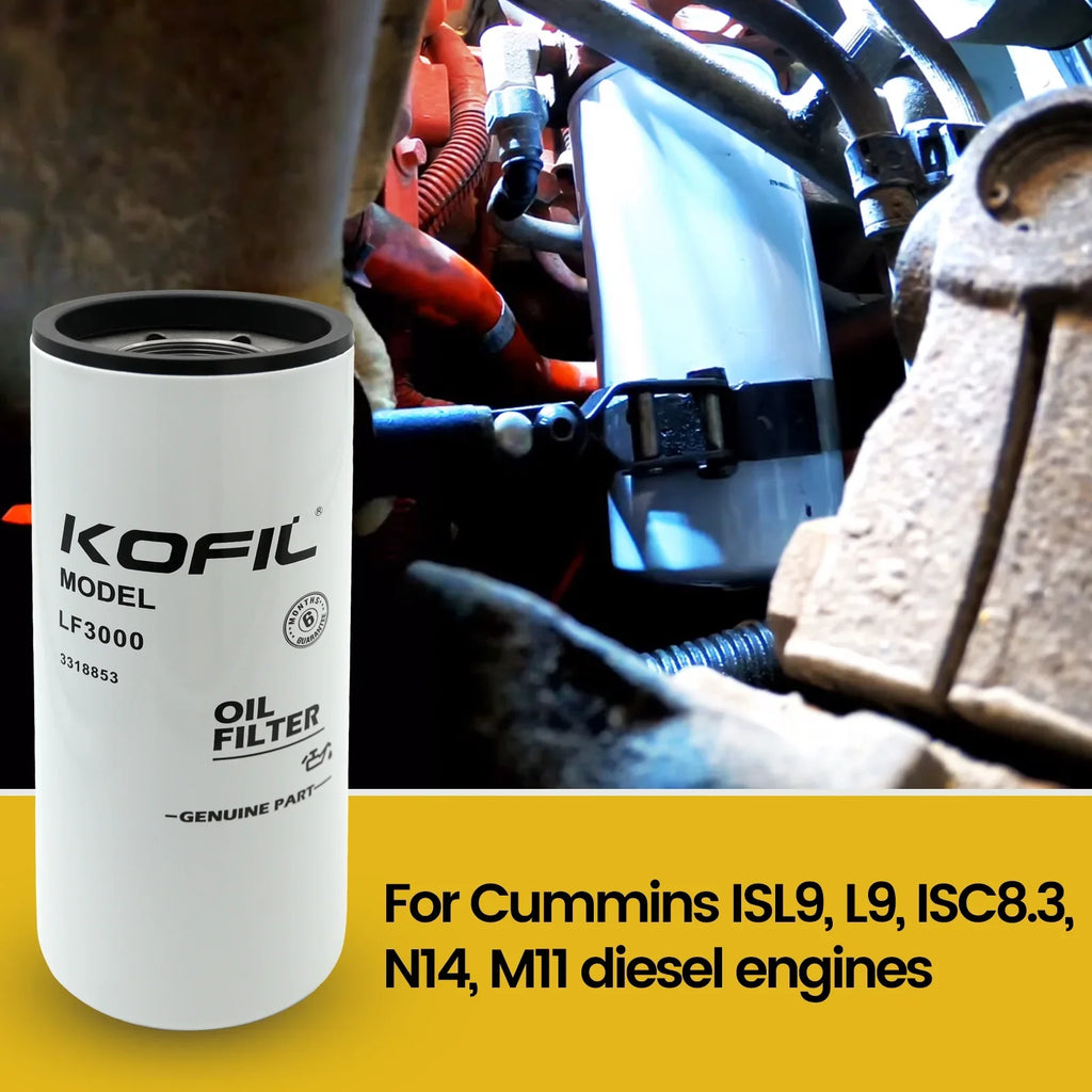 12pcs For Fleetguard Oil Filter Lube Combination Filter Cummins LF3000