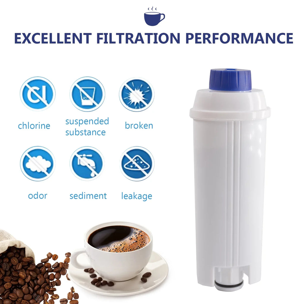4Pcs Replacement Filter Cartridge for Delonghi DSL C002 Coffee Maker, Water Filter Accessory