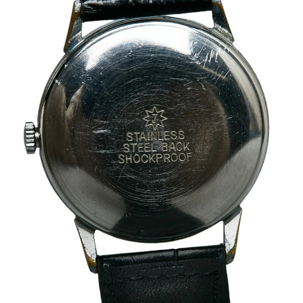 Pre-Owned Junghans 15JEWELS External Belt Watch Manual Winding dark White Dial Stainless Steel Ladies JUNGHANS (Good)