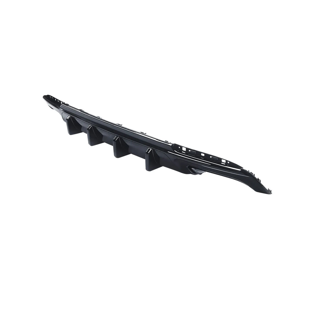 NINTE Rear Diffuser for 2015-2022 Chrysler 300 SRT Back Lip Gloss ebony Square Exhaust