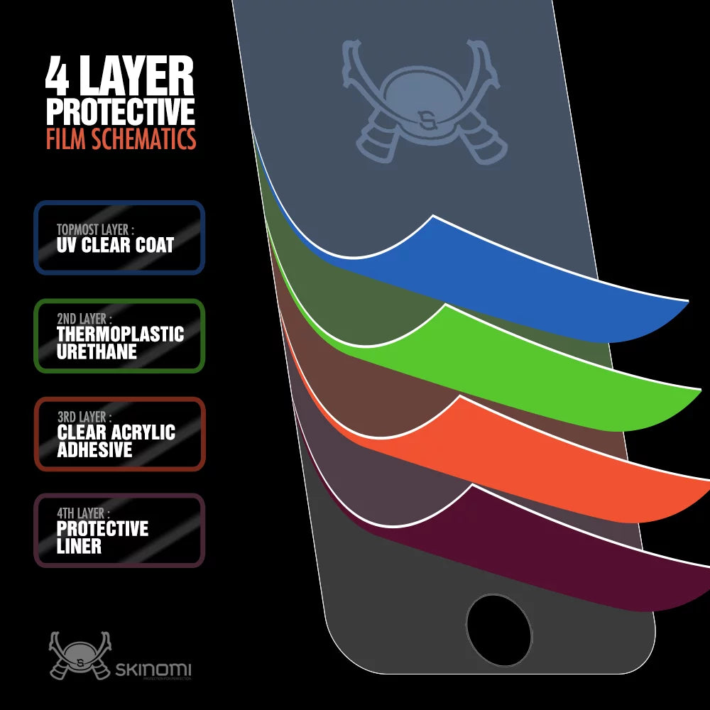 Skinomi Carbon Fiber Full Body + Screen Protector for  Xperia Pro