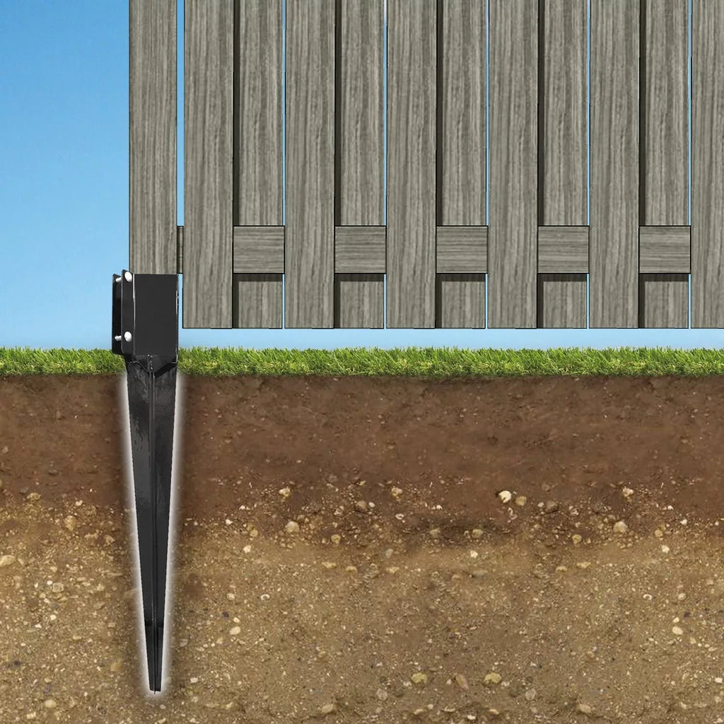 Pylex 13014 Ecospike Ground Spike, charcoal (10 Pack)