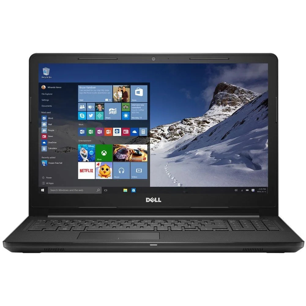 '- Inspiron 15 3000, 15.6-1 inch HD,  Core i3-7130U, 8GB 2400MHz DDR4, 1 TB 5400 RPM HDD,  HD Graphics 620