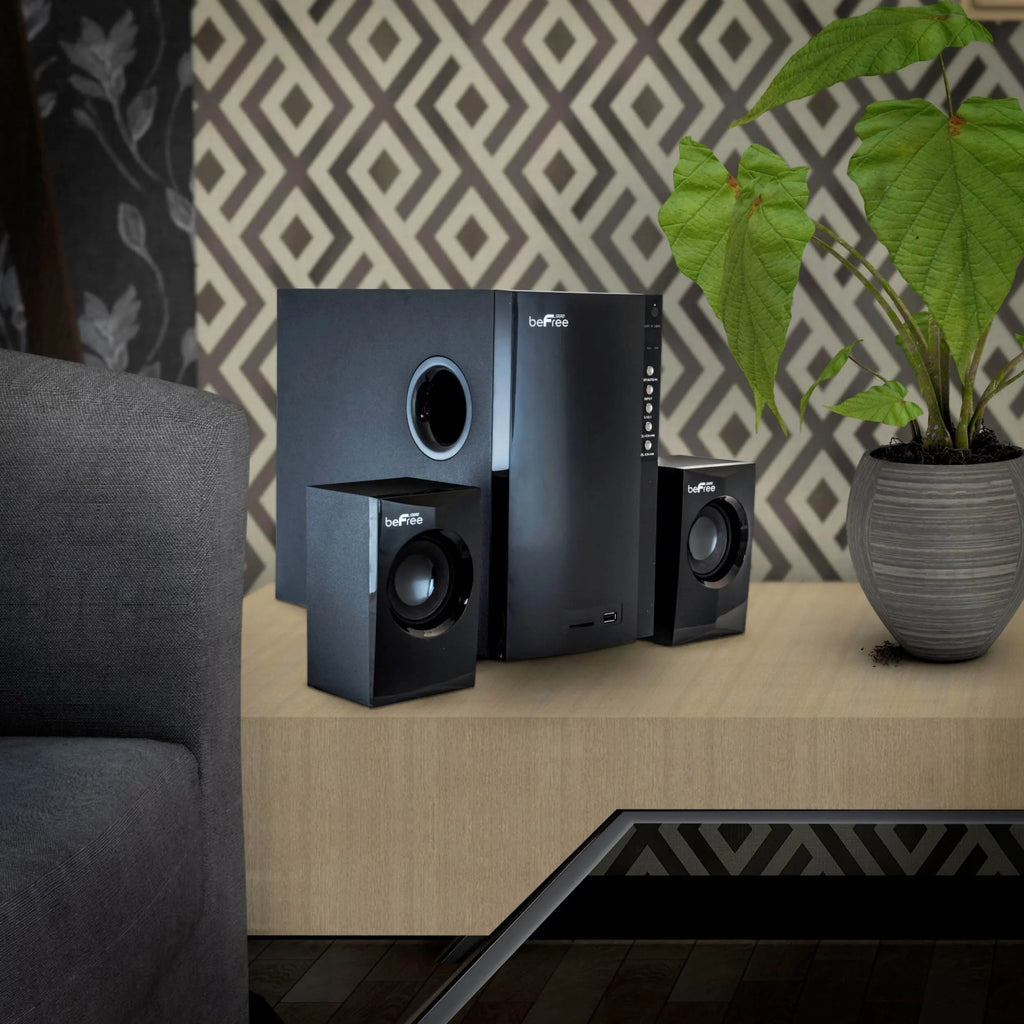 beFree Sound  5.1 CA Surround Sound Bluetooth Speaker System w/ Remote
