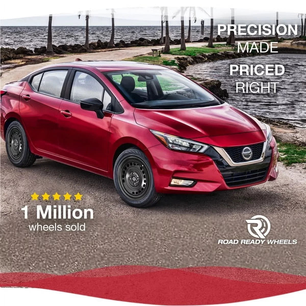 For 2011-2014 Nissan Murano 18 25mm Painted Silver Rim - OE Direct Replacement - Road Ready Car Wheel