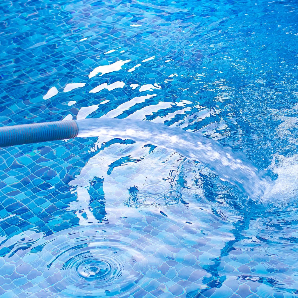 Lightweight Backwash Hose Lay Flat Reinforced Discharge plastic Hose 40mm ID 33ft for Swimming Pool