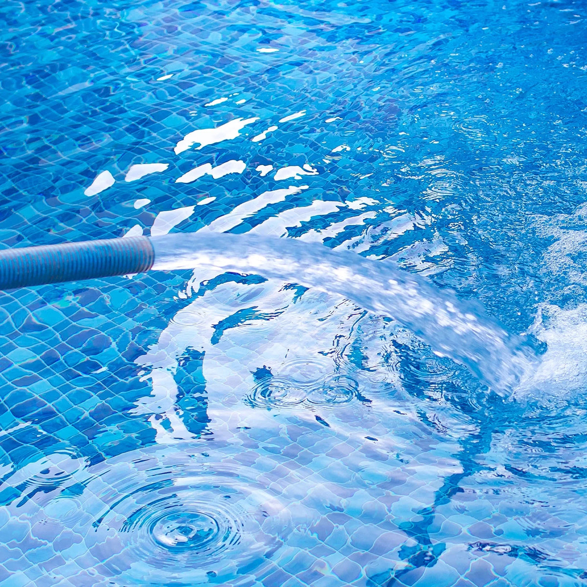 Lightweight Backwash Hose Lay Flat Reinforced Discharge plastic Hose 40mm ID 33ft for Swimming Pool