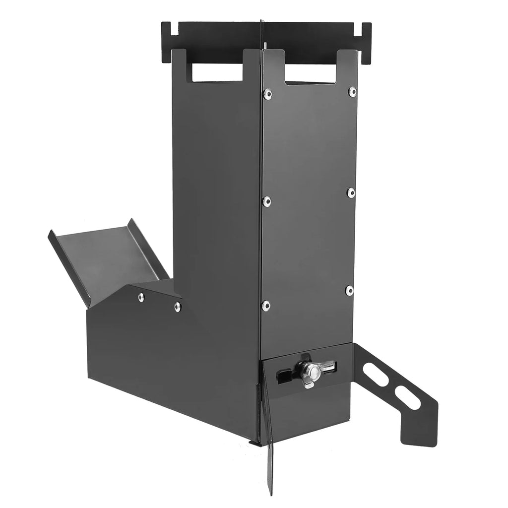 Lixada Collapsible Wood Burning Stove, Stainless Steel Rocket Stove for Backpacking and Camping, Compact and Lightweight