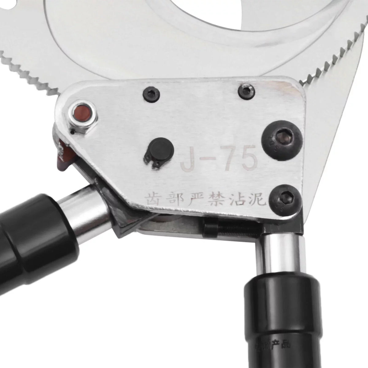 J75 Heavy Duty Ratchet Cable Cutter Cut Φ75mm For Cutting Aluminum, Copper Ratchet Cable Cutter Ratcheting Cutter Heavy Duty Wire Cutter Cut up to Φ75mm Ratchet Cable Cutter Cuting Tool