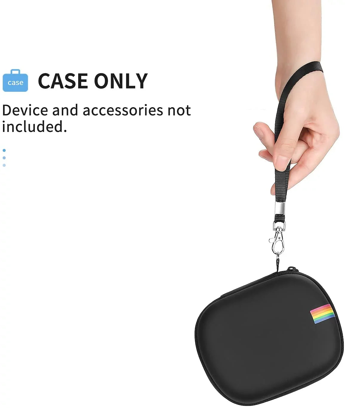 Case for Polaroid Go Instant Mini Camera (9035), Hard Organizer Portable Carry Travel Cover Storage Bag (ebony)