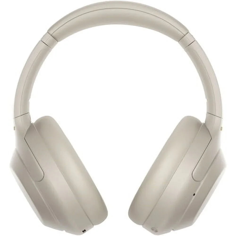 WH-1000XM4 Wireless Noise-Canceling Over-Ear Headphones (Silver) +pixicloth