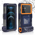 UrbanX Professional [15m/50ft] Swimming Diving Surfing Snorkeling Photo Video Waterproof Protective Case Underwater Housing for TCL 30 5G And all Phones Up to 6.9 inch LCD with Lanyard